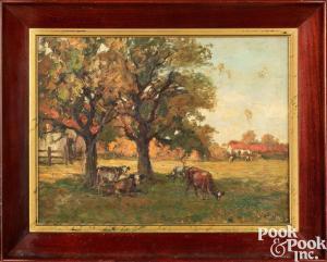 MAGEE James C 1846-1924,pastorial landscape,Pook & Pook US 2024-01-18