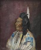 MAGELSSEN Nell B 1895-1959,Chief Plenty Coups,1933,Clars Auction Gallery US 2014-07-12