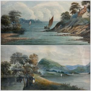 MAGENIS Henry,Sailing Lakeland Scenes,19th century,Duggleby Stephenson (of York) UK 2023-07-28
