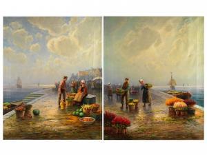 magerer josef 1883-1930,Gemäldepaar,Hampel DE 2009-09-18