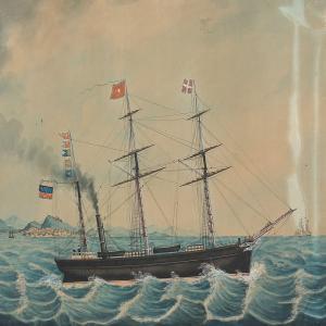 maggi Giovanni Battista 1850-1885,Shieff Capt J. P. Aboe,1859,Bruun Rasmussen DK 2016-08-15