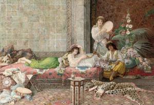 MAGGIORANI Luigi 1887-1912,The harem,Christie's GB 2007-06-26