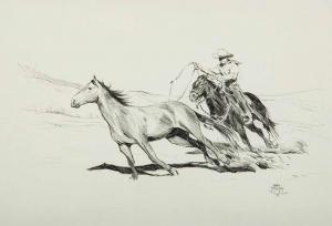 Maggiori Mark 1977,The Old Man Sure Knows How to Cowboy,2021,Scottsdale Art Auction US 2024-04-12