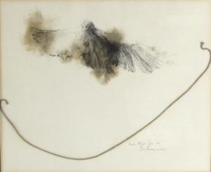 MAGID Annette 1900-1900,Bird Landing on String,1973,Simon Chorley Art & Antiques GB 2017-11-22