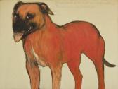 MAGILL Ami 1900-1900,Self Portrait as a Terrier,Clars Auction Gallery US 2010-04-10