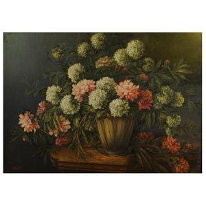 MAGISTRETTI CARLO 1884-1954,Natura morta con vaso di fiori,Colasanti Casa D'Aste Roma IT 2022-09-13