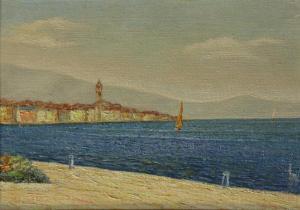 MAGNANI R 1900-1900,Paesaggio marino,Mecenate Aste IT 2014-04-04