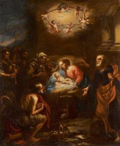 MAGNASCO Stefano 1635-1674,Adoration of the shepherds,Sotheby's GB 2023-09-20