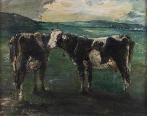 MAGNAVACCA Ubaldo 1885-1957,Paesaggio con mucche,Art International IT 2023-06-12