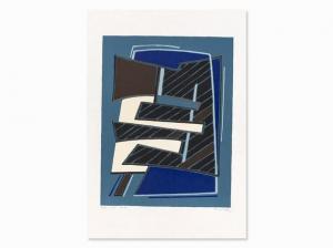 MAGNELLI Alberto 1888-1971,Composizione in Azzurro,1965,Auctionata DE 2016-03-14
