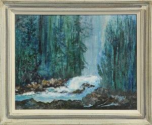 MAGNER G.GEORGETTE 1900-1900,Rushing River,Clars Auction Gallery US 2014-05-17