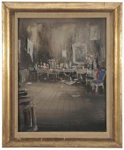 MAGNI Ricardo 1902-1952,Set Designer's Studio,Brunk Auctions US 2014-03-15