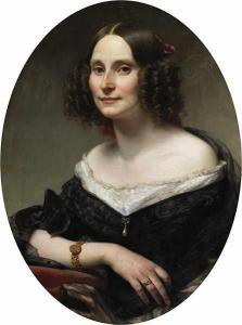 MAGNUS Eduard 1799-1872,Portrait der Ernestine von Wildenbruch,1848,Hampel DE 2020-04-02