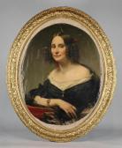 MAGNUS Eduard 1799-1872,Portret kobiety - Ernestine von Wildenbruch,Rempex PL 2010-02-24