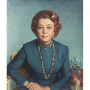 MAGNUS MATTISON Donald 1905-1975,Portriat of a woman,1972,Ripley Auctions US 2020-03-21