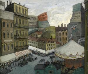 MAGNUSSON Akke Hugh 1894-1968,Place Blanch - Montmartre,Stockholms Auktionsverket SE 2009-10-27