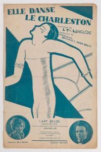 MAGRITTE René,Partition musicale : Elle danse le Charleston,1927,Morel de Westgaver 2017-09-16