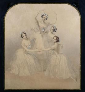MAGUIRE Thomas Herbert 1821-1895,The Celebrated Pas De Quatre,Tooveys Auction GB 2023-07-12