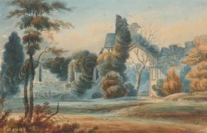 MAGUIRE William Henry,THE RUINS OF AN ABBEY,Whyte's IE 2016-10-24