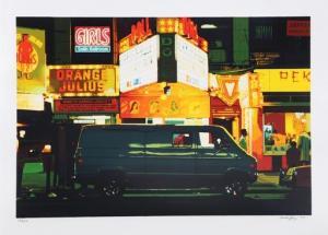 MAHAFFEY Noël 1944,Night, Times Square from the City Scapes Portfolio,1981,Ro Gallery US 2021-06-30