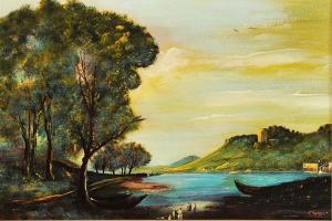 MAHER John,LANDSCAPE AFTER CLAUDE LORRAIN,Ross's Auctioneers and values IE 2014-05-07
