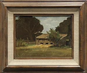 MAHER Kate Heath 1860-1946,Carmel Barn,Clars Auction Gallery US 2014-02-15