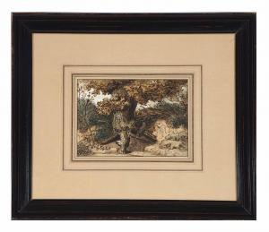 MAILE George 1800-1800,Study of a Tree on a Bank,Christie's GB 2012-02-28