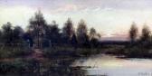 MAILER H,River landscape with trees,Canterbury Auction GB 2013-02-12