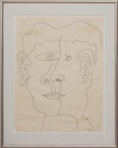 MAILER Norman 1923-1997,TWO HEADS; AND HEAD,1974,Stair Galleries US 2017-06-03