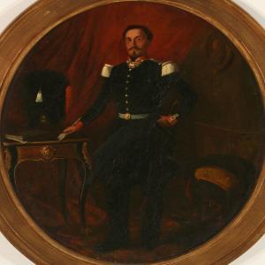 MAILLARD Jeanne L 1800-1800,Portrait of an officer,1858,Bruun Rasmussen DK 2011-04-25