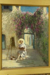 MAILLART Anne 1900-1900,Artiste à Capri,1953,Venduehuis NL 2010-09-01