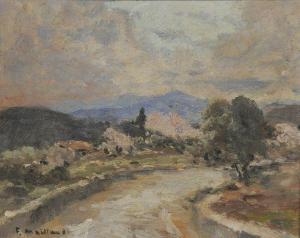 MAILLAUD Edouard 1862-1948,la route de Nice,Chevau-Legers Encheres Martin-Chausselat FR 2012-07-22