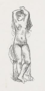 MAILLOL Aristide 1861-1944,Femme debout nouant sa Chevelure.,1927,Winterberg Arno DE 2024-04-20