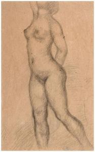 MAILLOL Aristide,Femme nue debout de profil,Artcurial | Briest - Poulain - F. Tajan 2024-04-04
