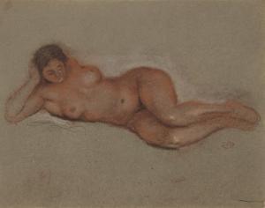 MAILLOL Aristide 1861-1944,Reclining Nude,1914,St. Charles US 2010-07-24