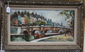 maimand,Le Pont Neuf et la Seine a Paris,Tooveys Auction GB 2009-07-15