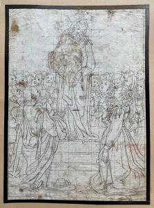 MAINARDI IL CHIAVEGHINO Andrea 1550-1613,STUDIO PER PALA D\’ALTARE; STUDI DI FIG,Poggio Bracciolini 2022-09-27