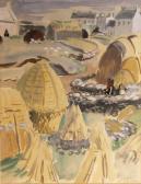MAINIE Jellet 1897-1944,HAYFIELDS, POSSIBLY ACHILL ISLAND,De Veres Art Auctions IE 2017-09-20