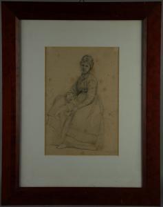 MAIRONI DA PONTE Alberto 1839-1915,DONNA SEDUTA,Viscontea Casa d'Aste IT 2018-10-04