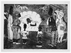 MAIRS Clara Gardner 1879-1963,Negro Funeral,Swann Galleries US 2001-09-21
