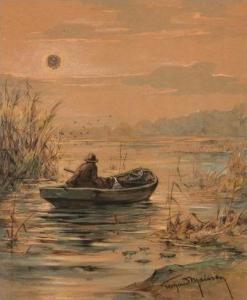 MAISSEN Fernand 1873,Le chasseur au gibier d\’eau,De Maigret FR 2023-03-31