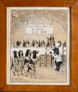 MAISSEN Fernand,Spaniel Club français, exposition canine à Paris, ,1952,Pestel-Debord 2022-05-12