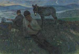 MAISURADZE Otar Davidovich 1931,Evening pastoral song,Mainichi Auction JP 2023-08-03