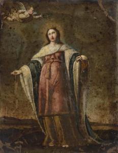 MAITRE DES CORTEGES 1645-1660,Sainte Catherine,Artcurial | Briest - Poulain - F. Tajan FR 2024-02-06