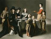 MAITRE DES JEUX 1600-1600,A Portrait of the Poullain Family and their Servan,Christie's 1999-01-29