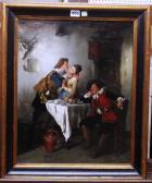 MAJER Gustav 1847-1900,The stolen kiss,1875,Bellmans Fine Art Auctioneers GB 2017-04-04