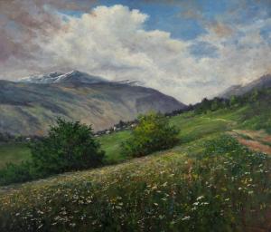 MAJEWICZ George 1897-1965,Flowery meadow in the mountains,Desa Unicum PL 2023-04-20