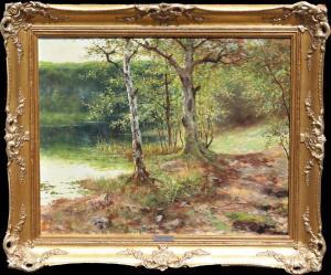 MAJEWICZ George 1897-1965,Les arbres aux bords de l'étang,Auxerre Enchères FR 2023-09-03