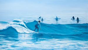 MAJEWSKI Maciej 1963,The Blue Surfer,2020,Desa Unicum PL 2022-04-20