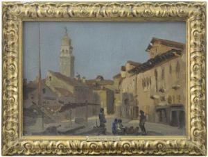 MAJOLI Giovanni 1893-1986,Cortile veneziano,Meeting Art IT 2018-05-05